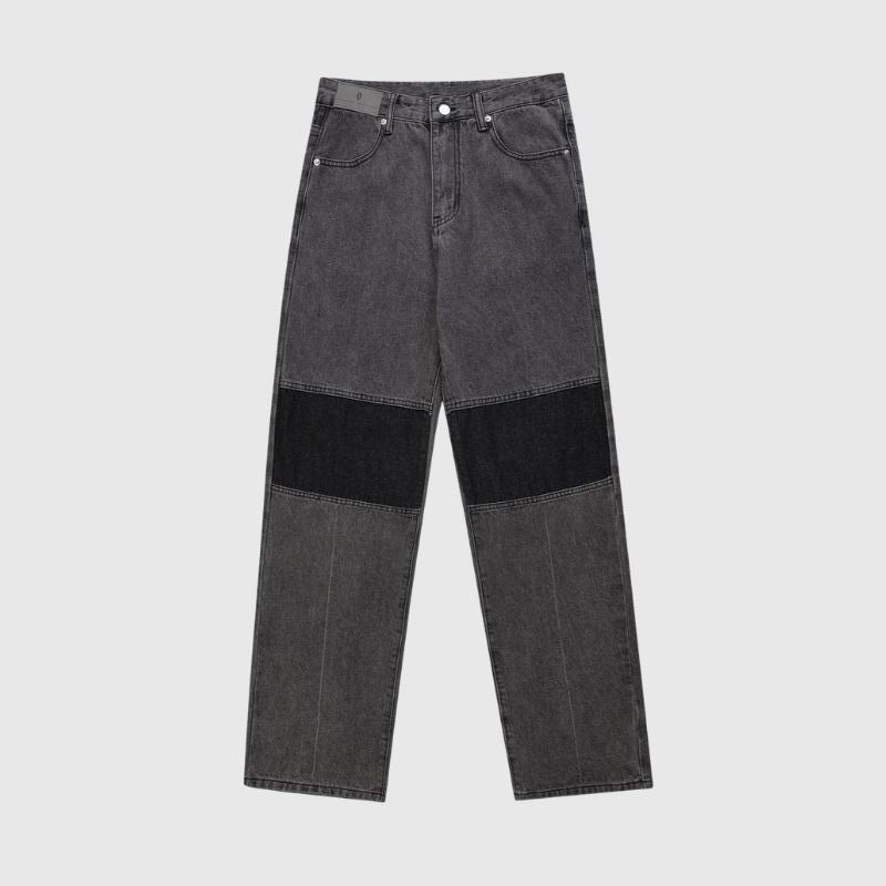 Style Core Aesthetics, New Style Trends Color Patchwork Design Jeans