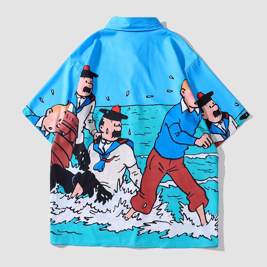 Style Core Aesthetics, New Style Trends Comic Printed Shirts