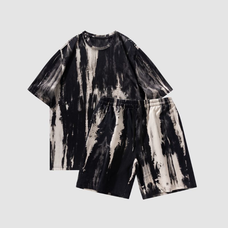 Style Core Aesthetics, New Style Trends Contrast Color Tie-dye Sets