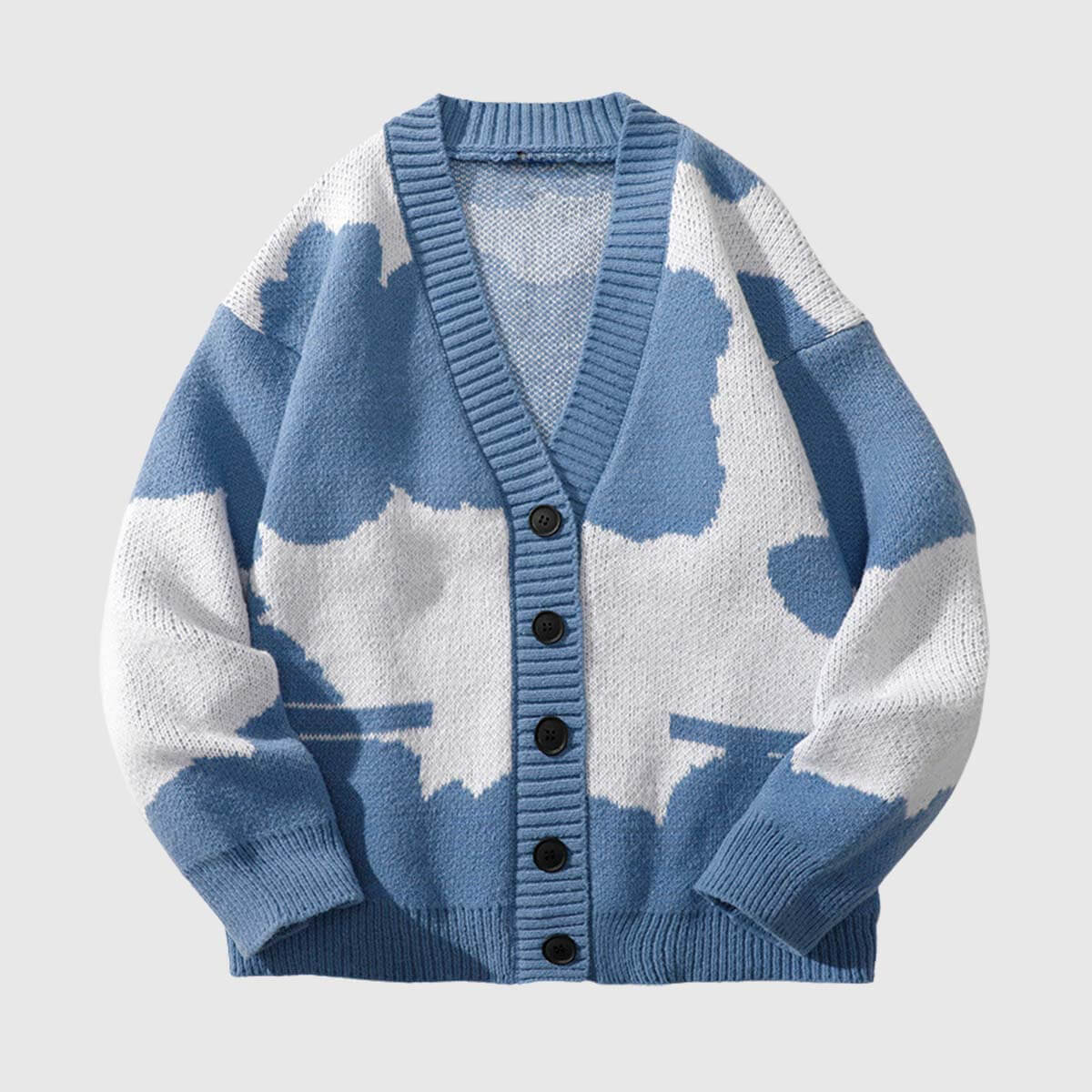 Style Core Aesthetics, New Style Trends Contrasting Colors Knit Sweater