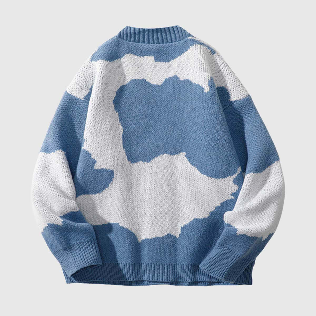 Style Core Aesthetics, New Style Trends Contrasting Colors Knit Sweater