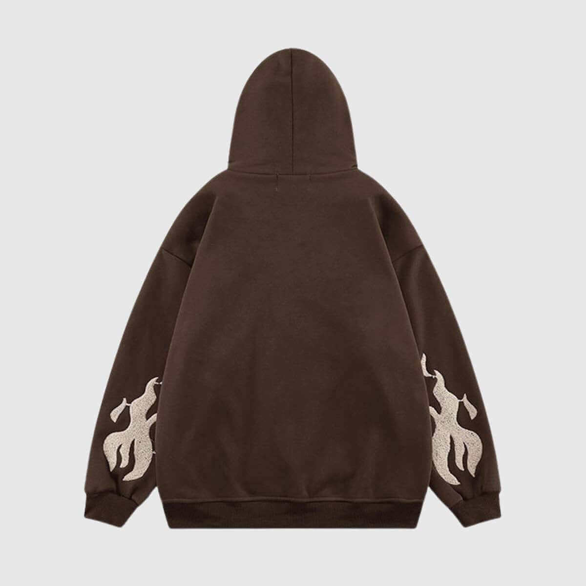 Style Core Aesthetics, New Style Trends Cross Embroidery Hoodie