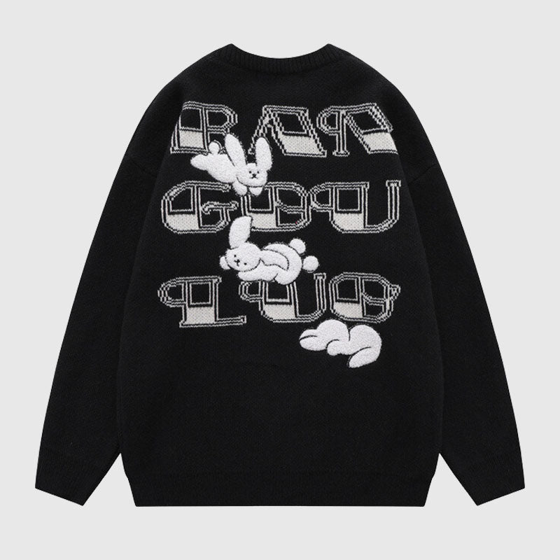 Style Core Aesthetics, New Style Trends Cute Puppy Embroidered Pullover