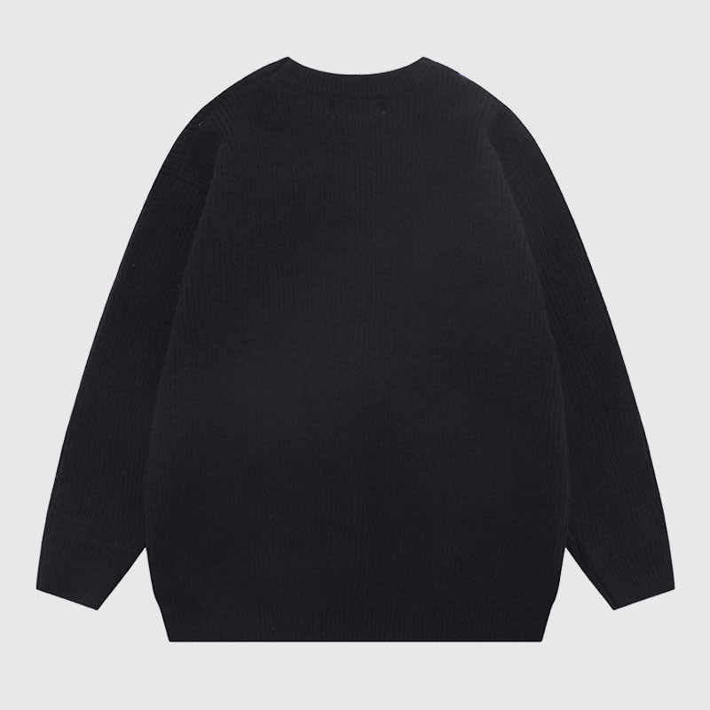 Style Core Aesthetics, New Style Trends Denim Patchwork Design Pullover