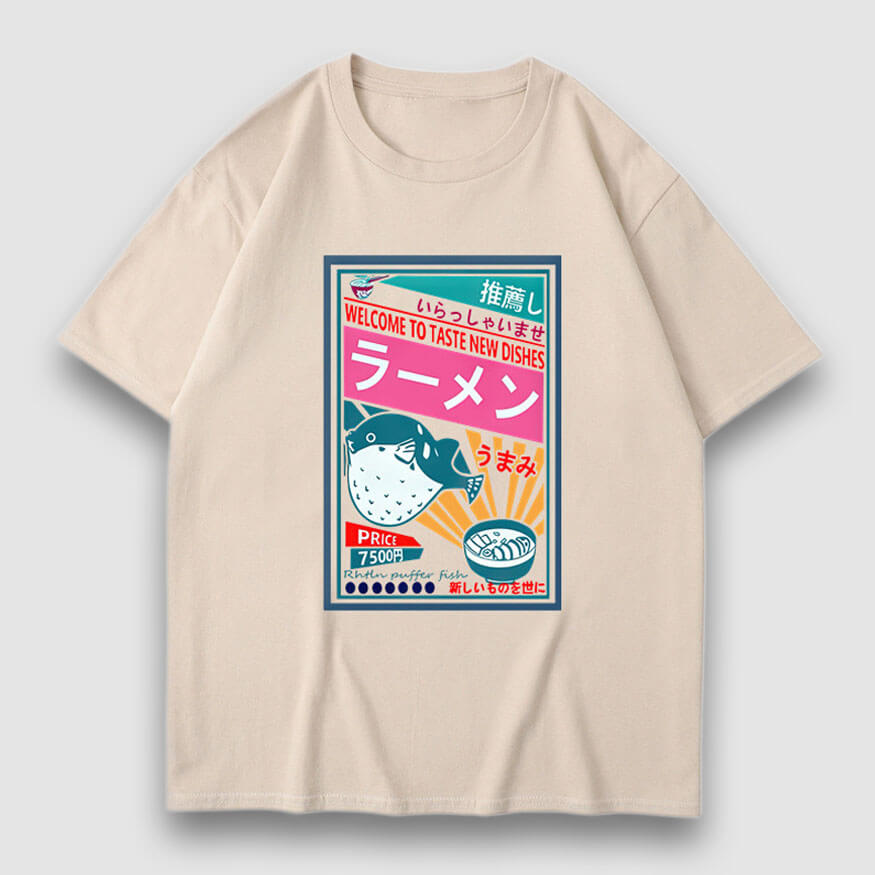 Style Core Aesthetics, New Style Trends Dishes Poster Cartoon Print Tee