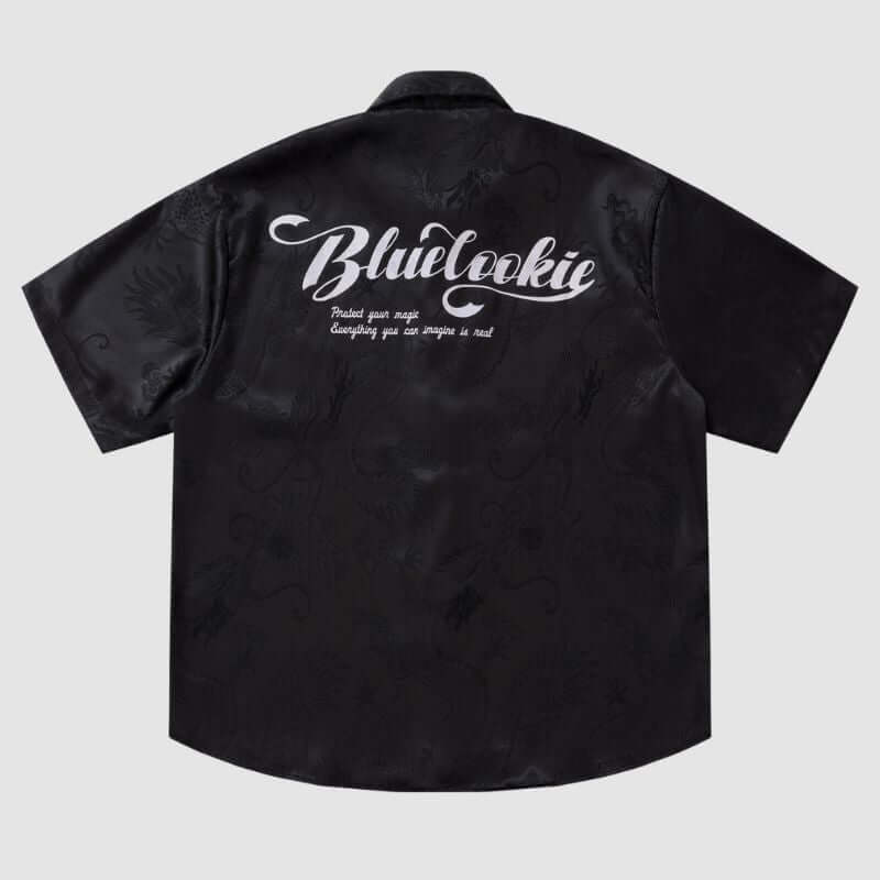 Style Core Aesthetics, New Style Trends Dragon Jacquard Shirts