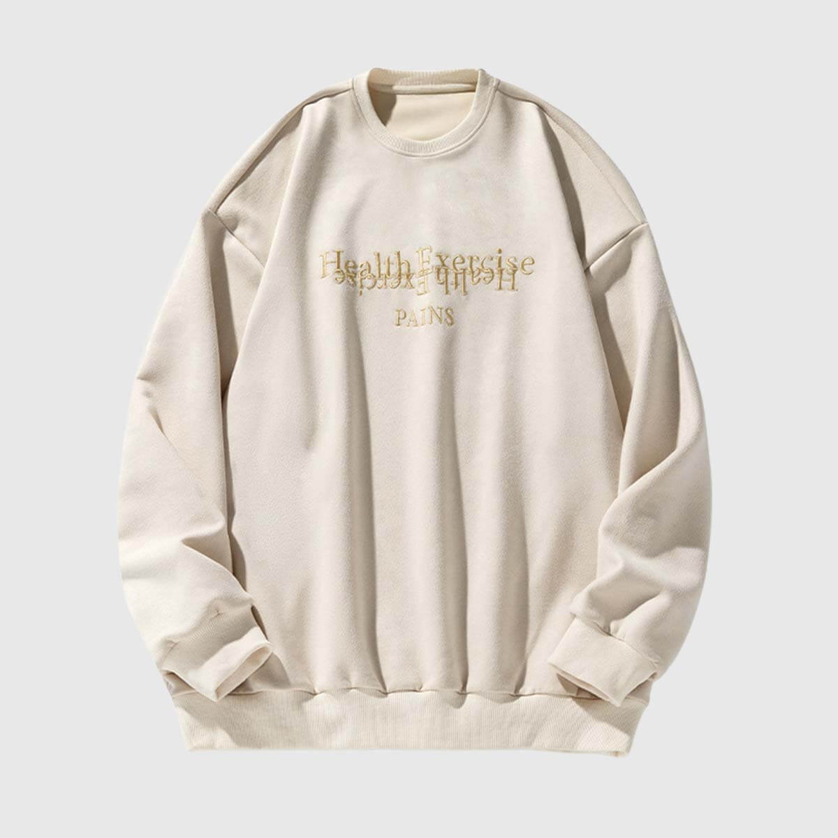 Style Core Aesthetics, New Style Trends Embroidered Oversized  Sweatshirt