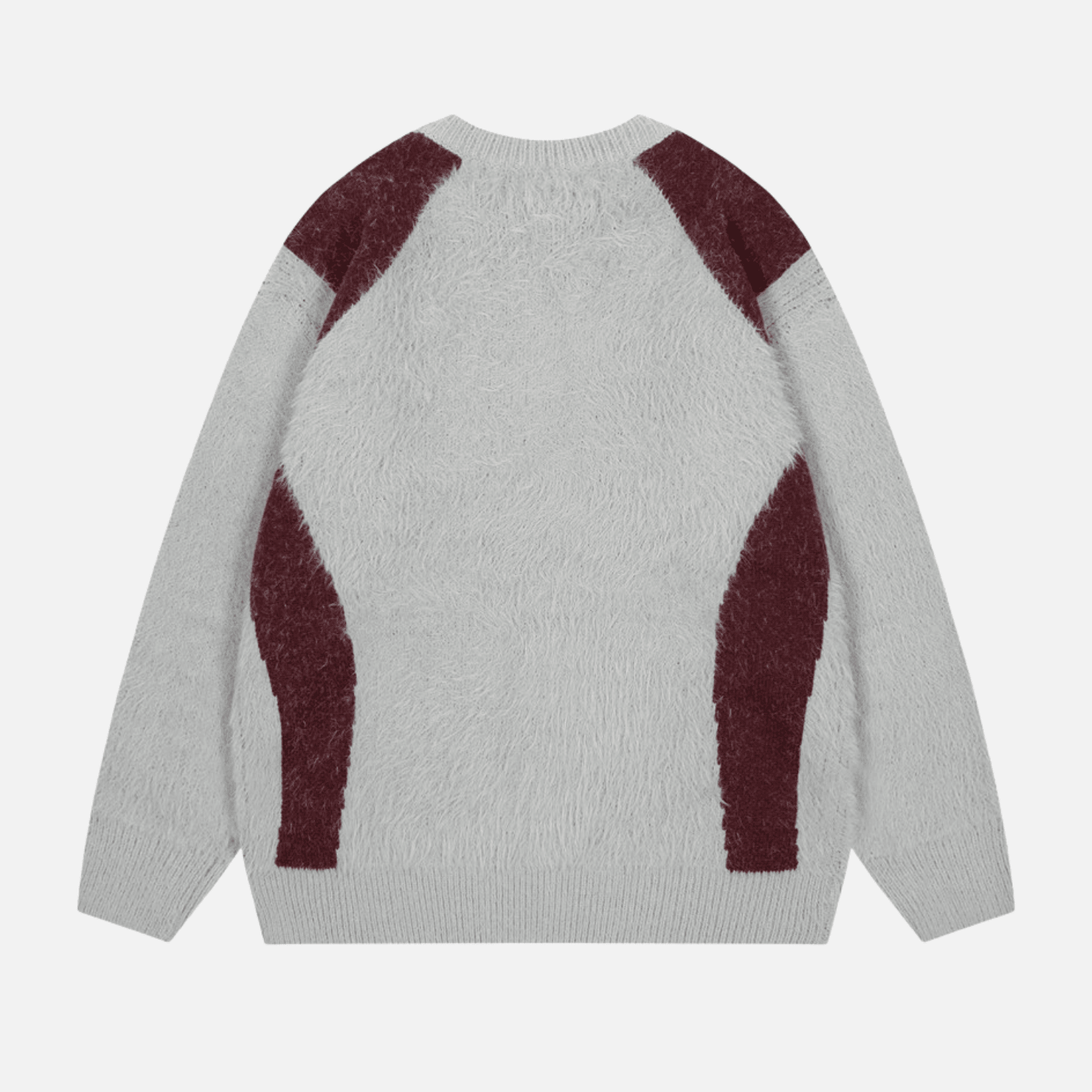 Style Core Aesthetics, New Style Trends Faux Mink Fuzzy Colorblock Sweater