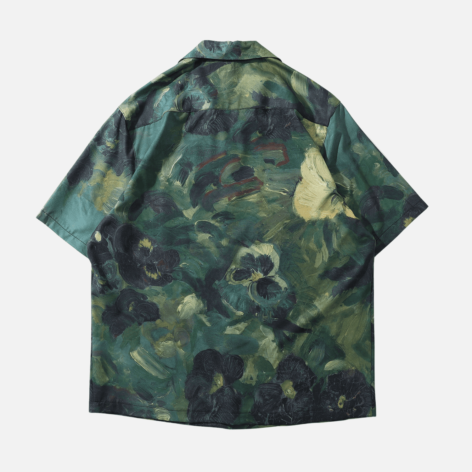 Style Core Aesthetics, New Style Trends Flower oil painting shirt
