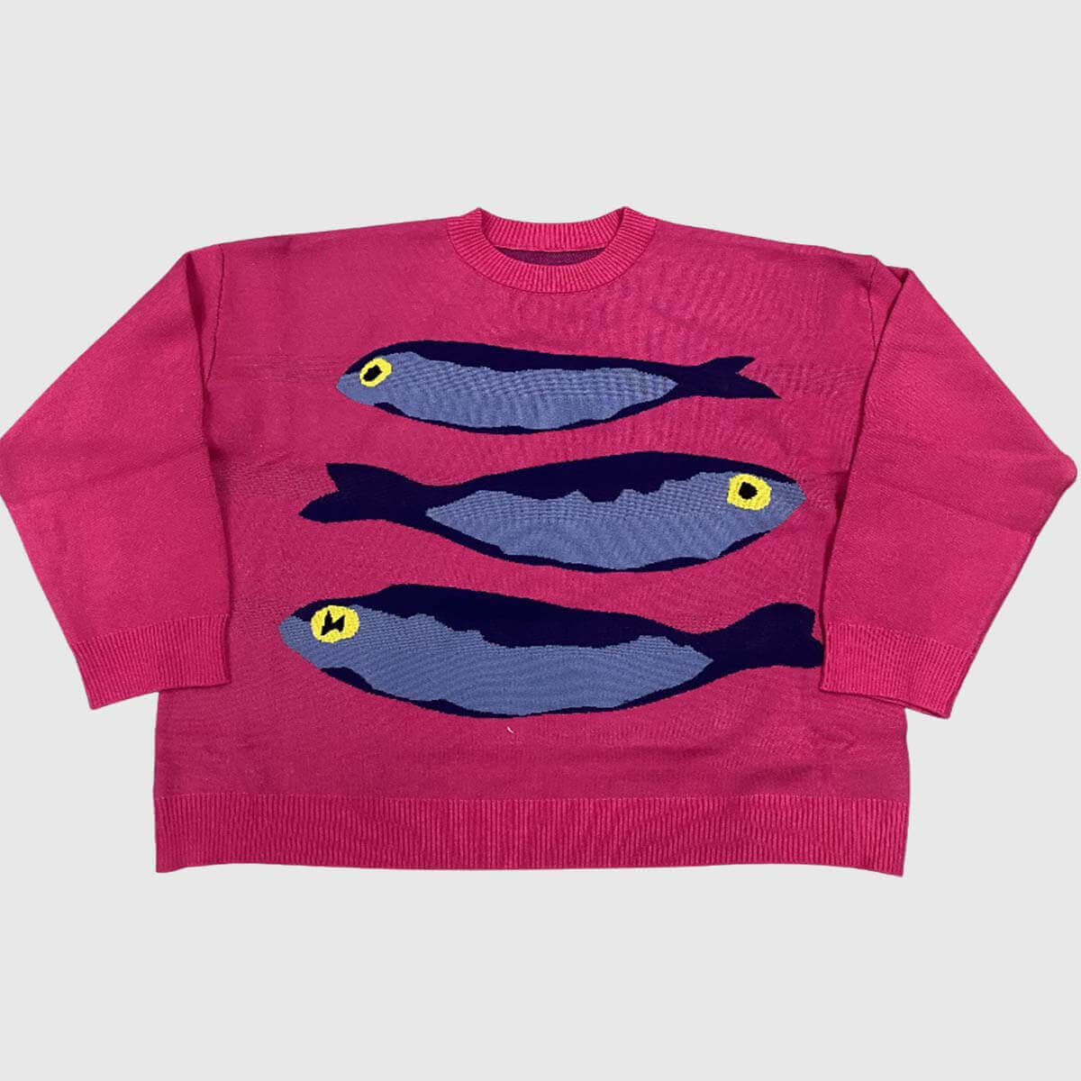 Style Core Aesthetics, New Style Trends Fluffy Knit  Fish Sweater