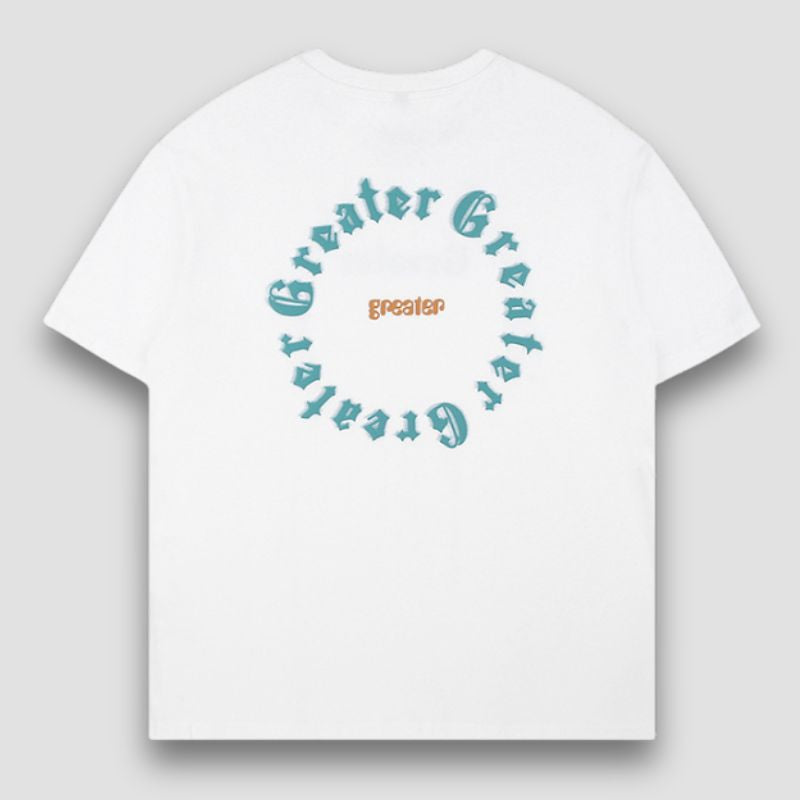 Style Core Aesthetics, New Style Trends Foam Letter Print Tee