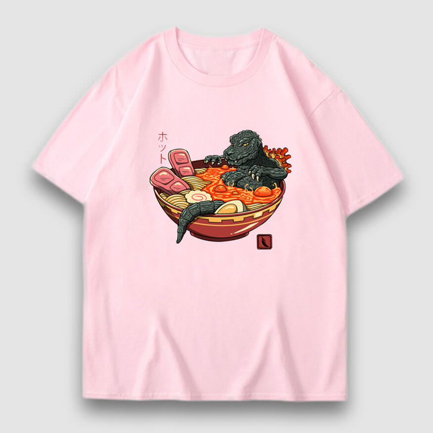 Style Core Aesthetics, New Style Trends Funny Bathing Cartoon Print Tee