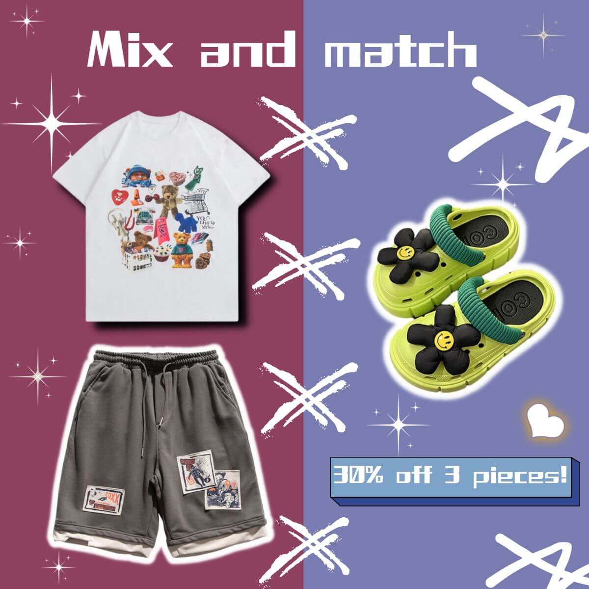 Style Core Aesthetics, New Style Trends Funny Bear Print Tee