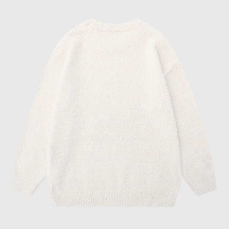 Style Core Aesthetics, New Style Trends Funny Star Pattern Embroidered Pullover
