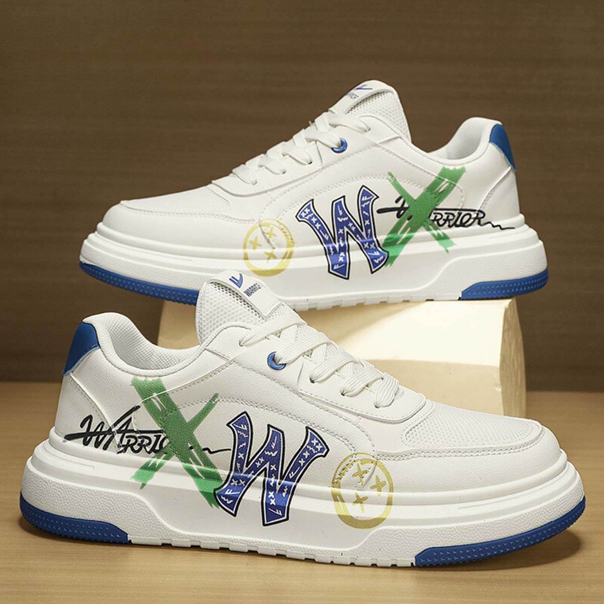 Style Core Aesthetics, New Style Trends Graffiti-Style Casual Sneakers