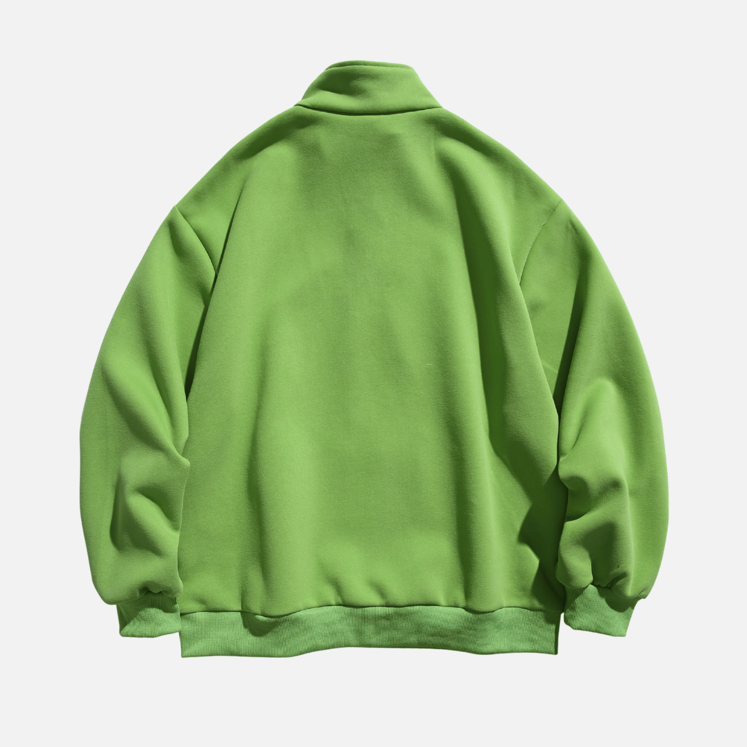 Style Core Aesthetics, New Style Trends Half-Zip Letter Print Sweatshirt