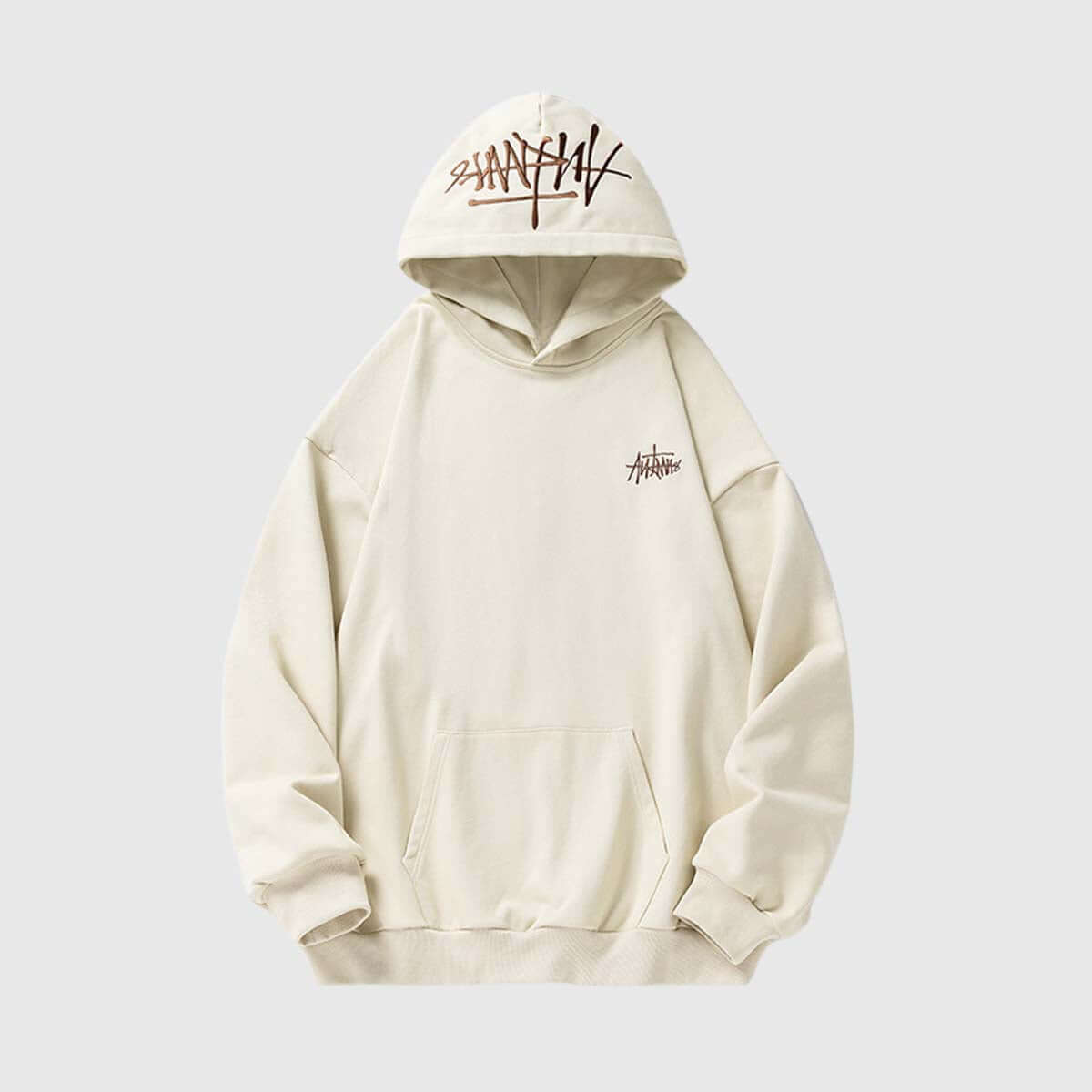 Style Core Aesthetics, New Style Trends Hand-Drawn Embroidery Hoodie