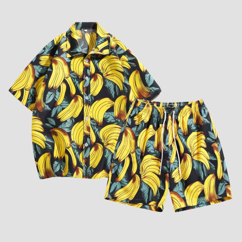 Style Core Aesthetics, New Style Trends Hawaiian Summer Shirt Set
