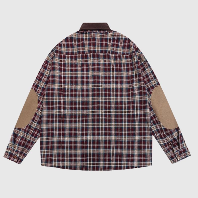 Style Core Aesthetics, New Style Trends Hip Hop Vintage Plaid Shirt