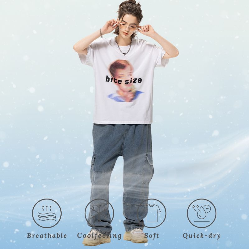 Style Core Aesthetics, New Style Trends Ice Silk Fuzzy Boy Tee