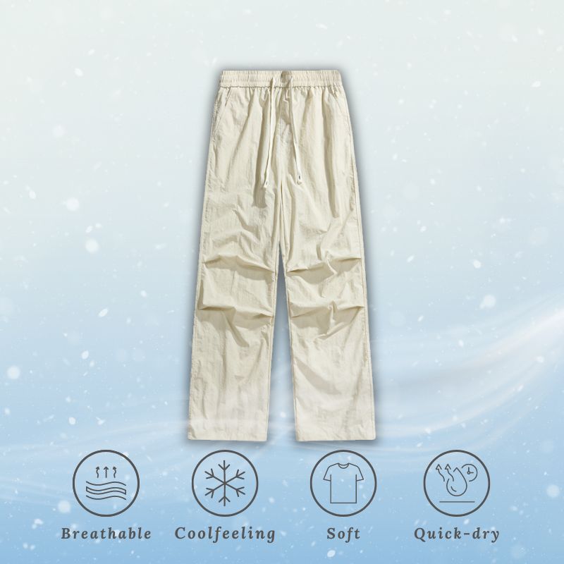 Style Core Aesthetics, New Style Trends Ice Silk Parachute Pants