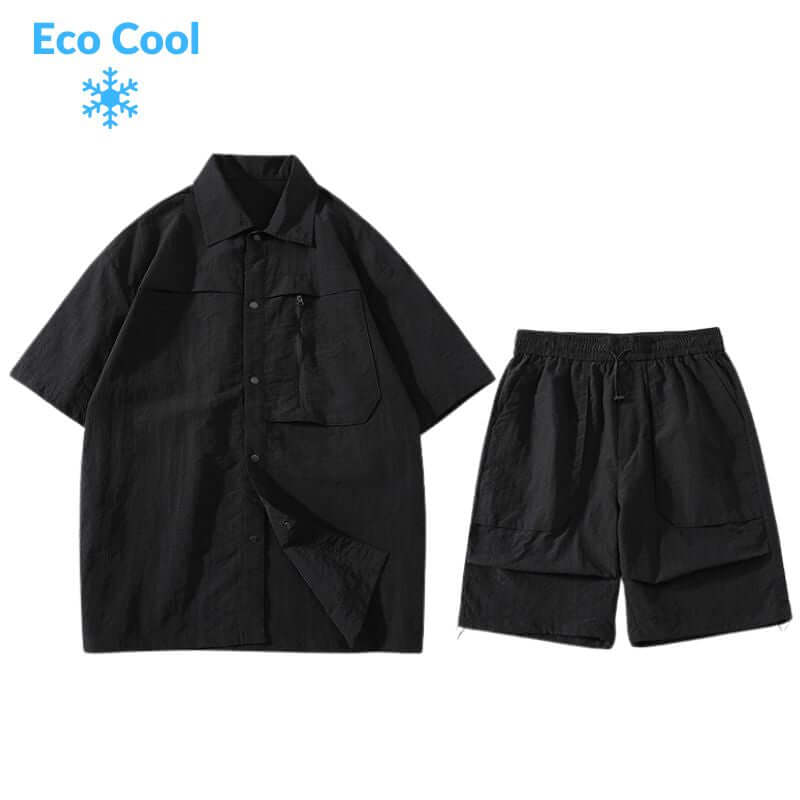 Style Core Aesthetics, New Style Trends Ice Silk Solid Cargo Set