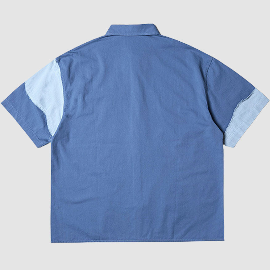 Style Core Aesthetics, New Style Trends Irregular Contrast Shirts
