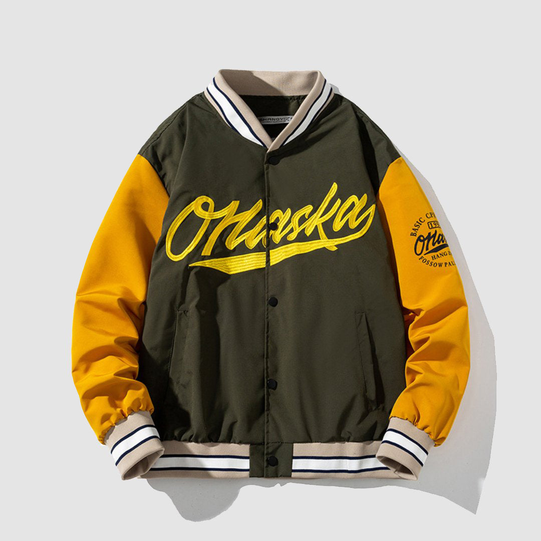 Style Core Aesthetics, New Style Trends Japanese Embroidered Baseball Jacket