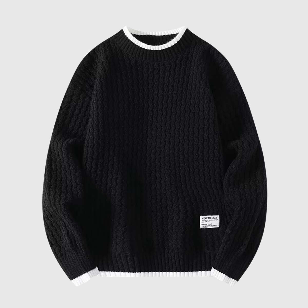 Style Core Aesthetics, New Style Trends Laid-back Vibe Loose Knit Sweater