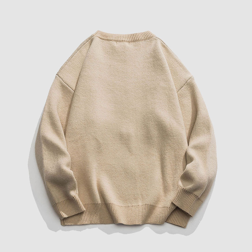 Style Core Aesthetics, New Style Trends Landscape Painting Crew Neck Sweater