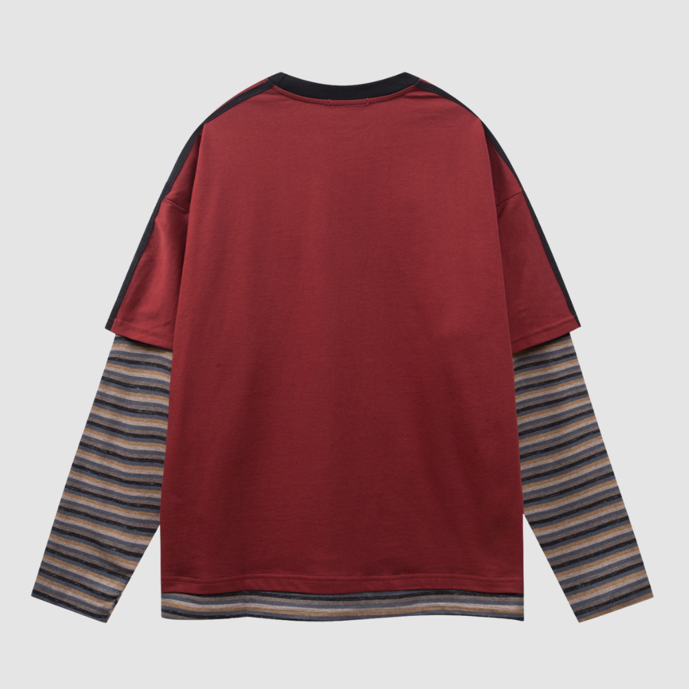 Style Core Aesthetics, New Style Trends Layered California Cotton Sweatshirt