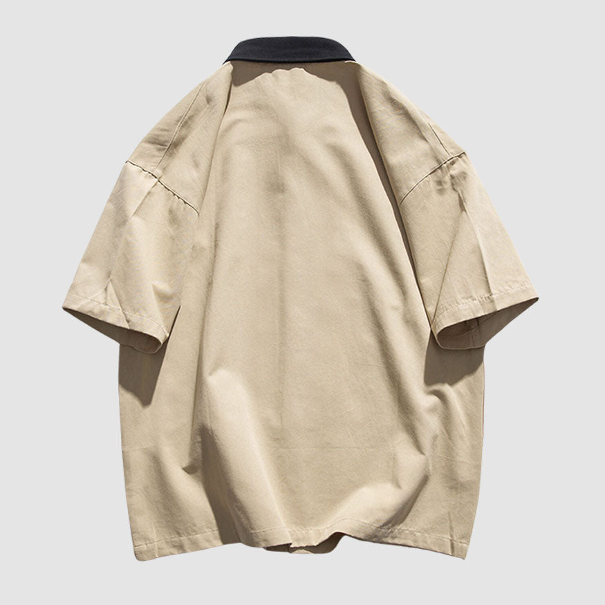 Style Core Aesthetics, New Style Trends Letter Patchwork Shirts
