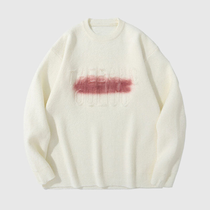 Style Core Aesthetics, New Style Trends Letter Printed Design Pullover