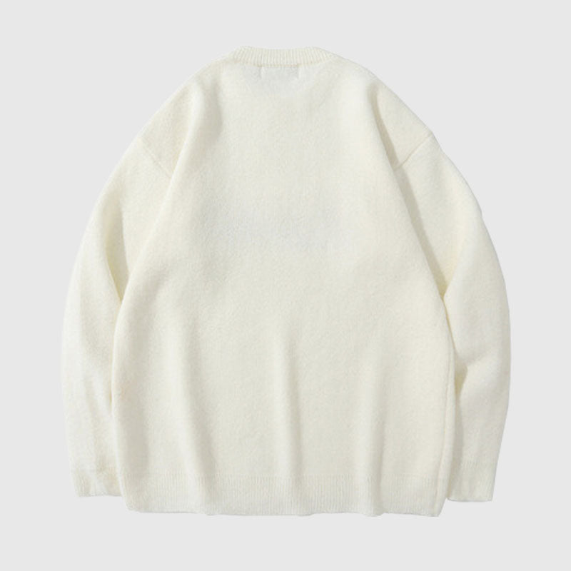 Style Core Aesthetics, New Style Trends Letter Printed Design Pullover