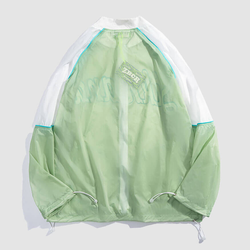 Style Core Aesthetics, New Style Trends Letter Printed Sunproof QD Jacket