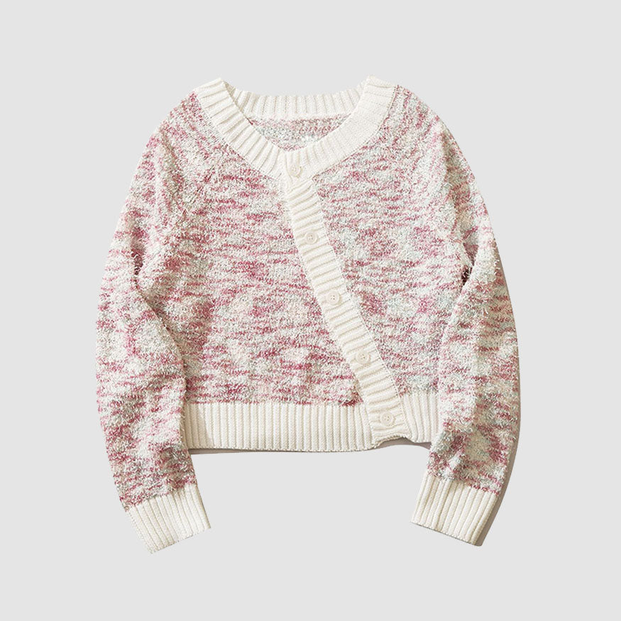 Style Core Aesthetics, New Style Trends Marled-Knit Cropped Cardigan Sweater