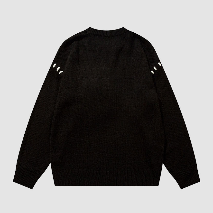 Style Core Aesthetics, New Style Trends Moon & Rabbit Doll Sweater