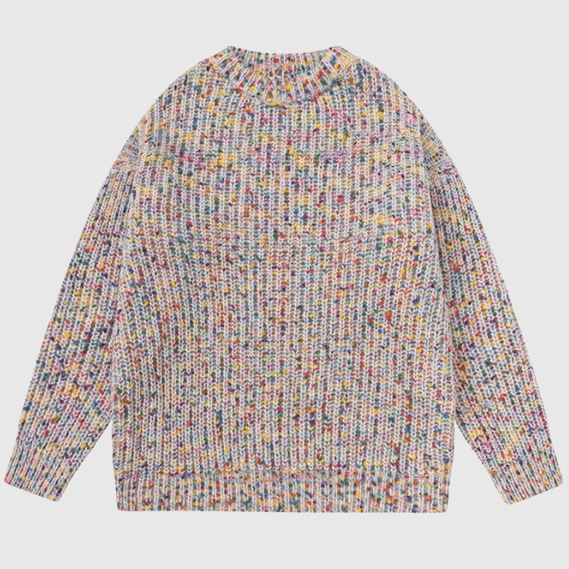 Style Core Aesthetics, New Style Trends Mosaic Chunky Knit Sweater