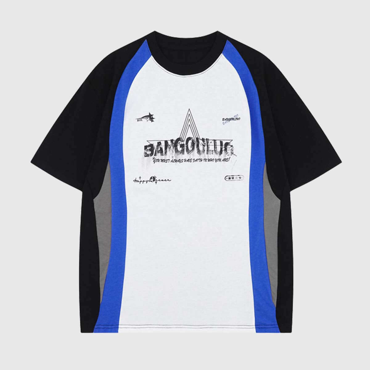 Style Core Aesthetics, New Style Trends Multi-Colored Graphic 'SANGOU' T-shirt