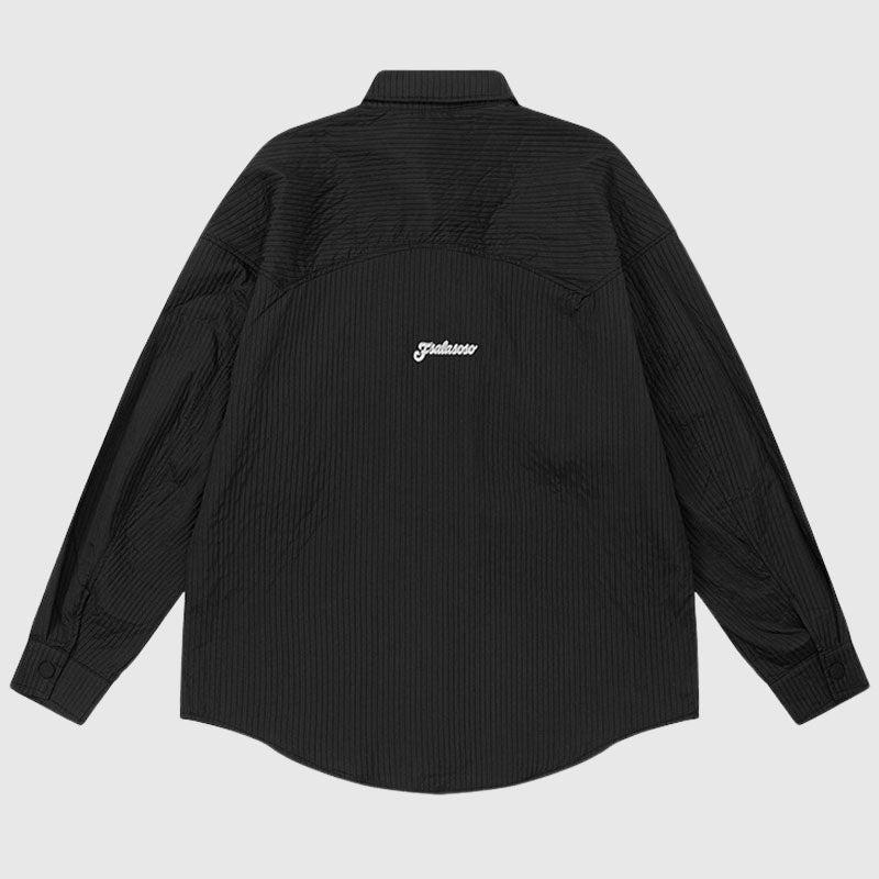 Style Core Aesthetics, New Style Trends Multi Pocket Solid Shirts