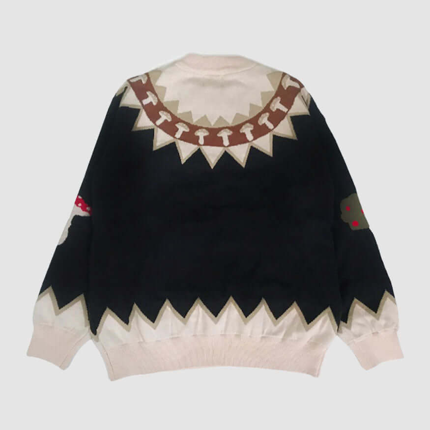 Style Core Aesthetics, New Style Trends Mushroom & Rabbit Pattern Sweater