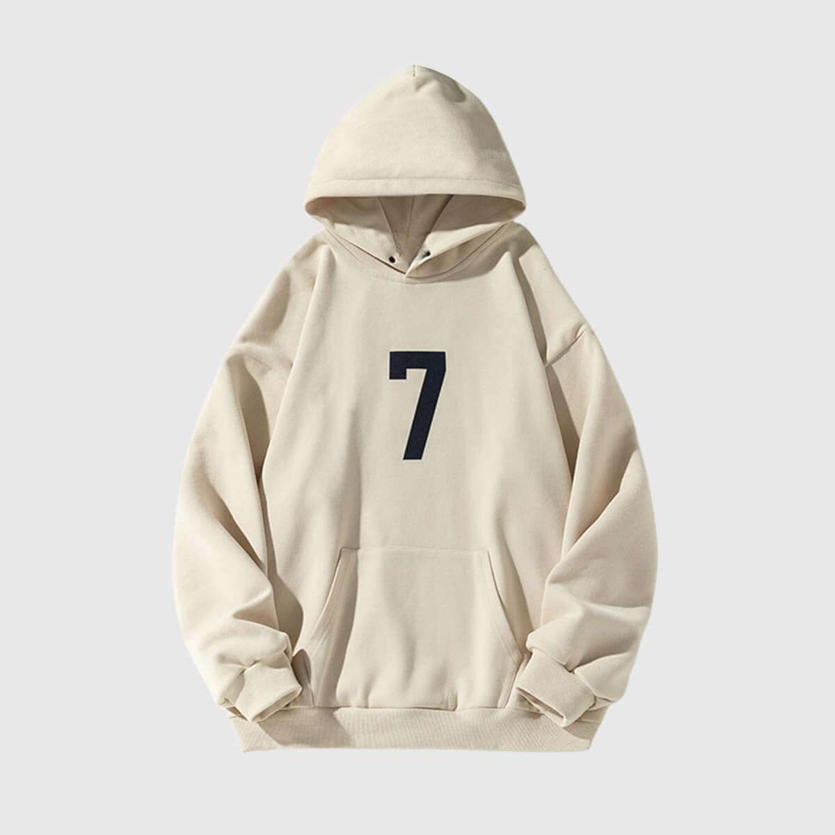 Style Core Aesthetics, New Style Trends Number “7” Print Hoodie