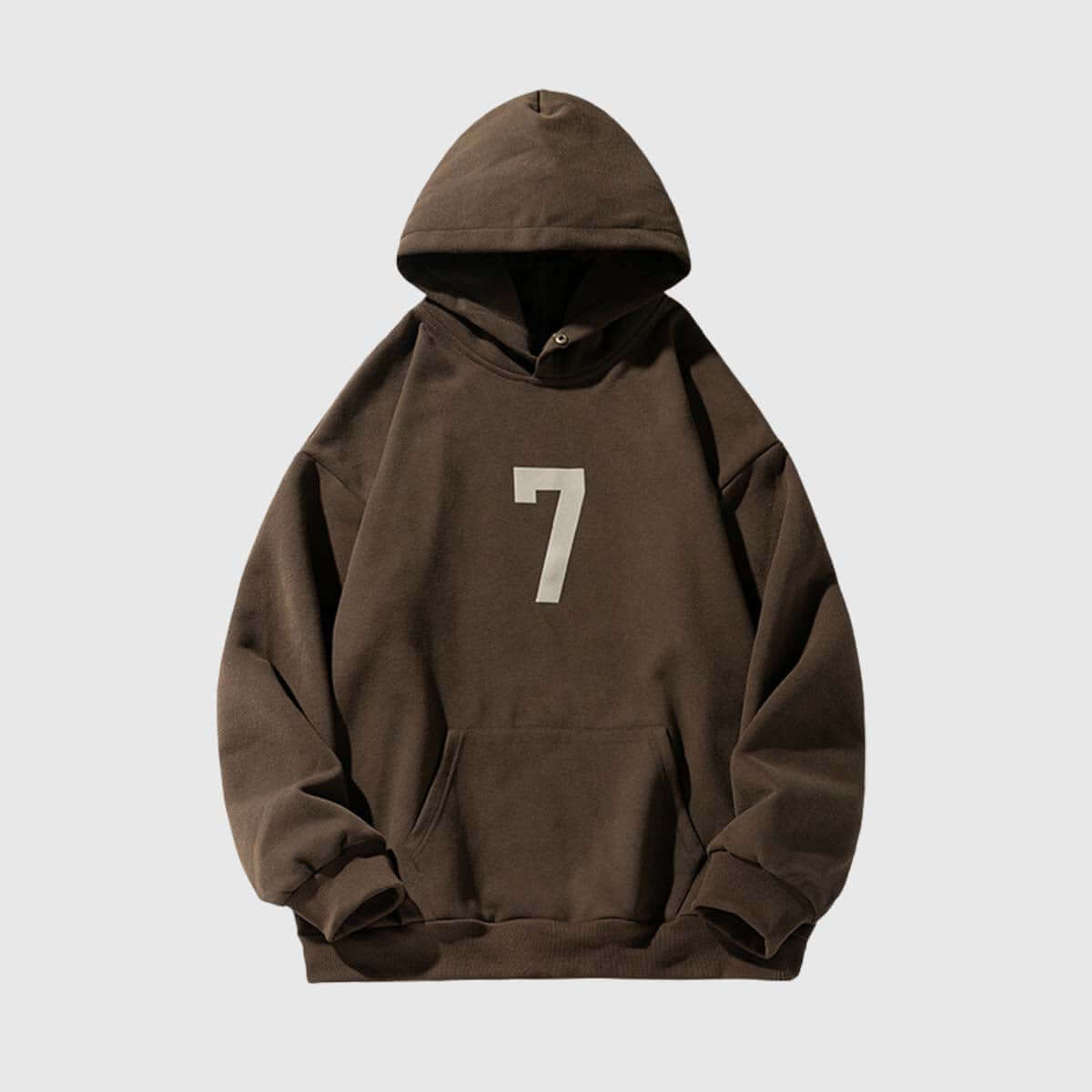 Style Core Aesthetics, New Style Trends Number Print Hoodie