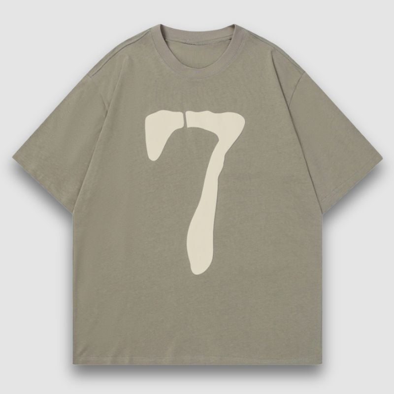 Style Core Aesthetics, New Style Trends Number Printed Design Tee