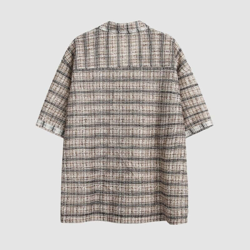 Style Core Aesthetics, New Style Trends Pocket Patch Stripe Shirts