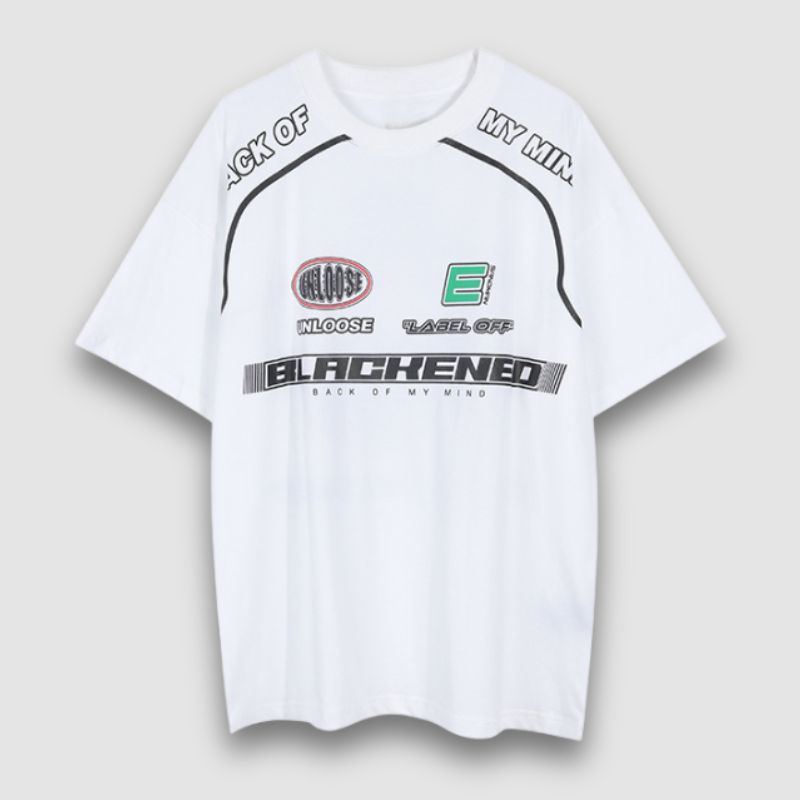 Style Core Aesthetics, New Style Trends Racing Element Printed Tee