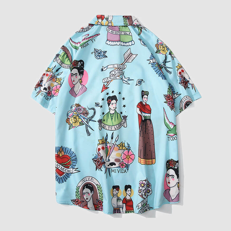 Style Core Aesthetics, New Style Trends Retro Cartoon Character Shirt