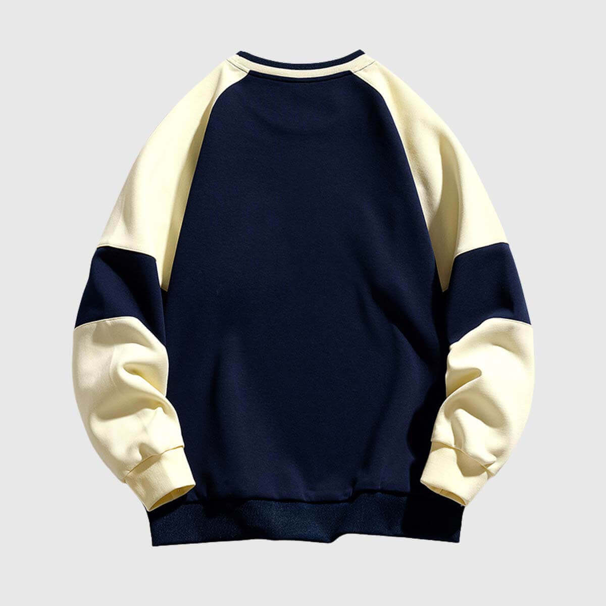 Style Core Aesthetics, New Style Trends Retro Colorblock Raglan Sweatshirt