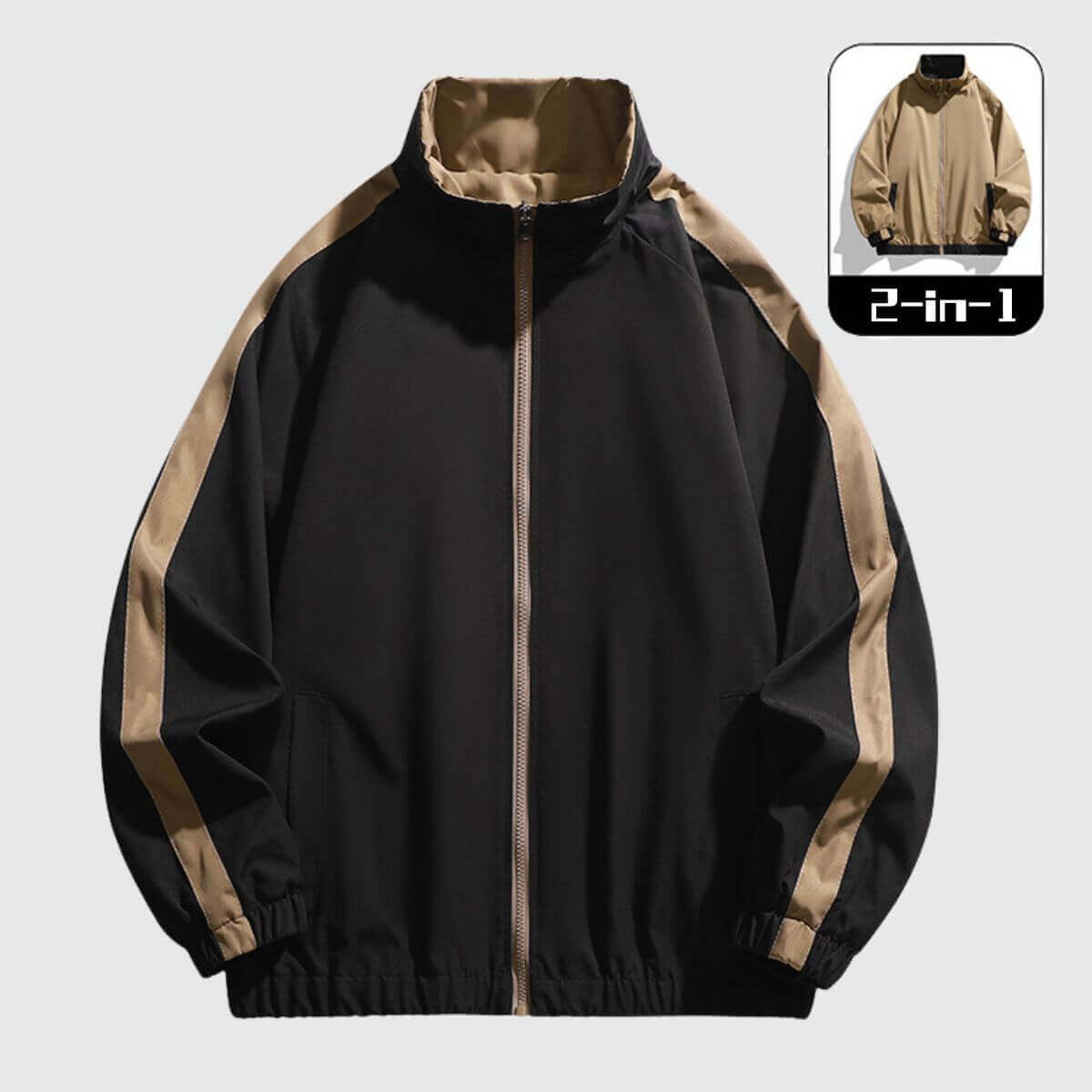 Style Core Aesthetics, New Style Trends Reversible Color-Block Jacket