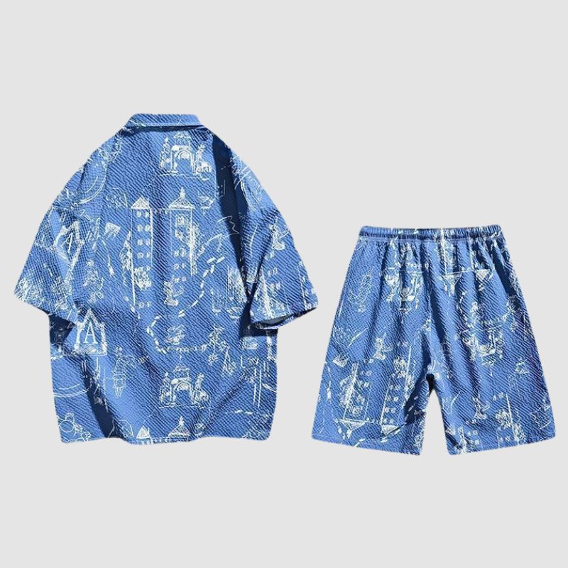 Style Core Aesthetics, New Style Trends Seersucker Casual Sets